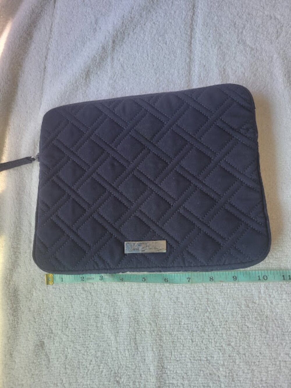 Vera Bradley Quilted Tablet Sleeve Navy Blue